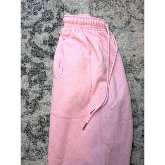 White Fox Pink Jogger Sweatpants XS Cotton/Poly Blend Athleisure - Picture 6 of 7